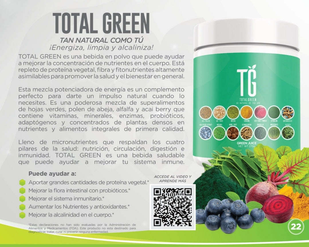 Total Green Matcha Powder