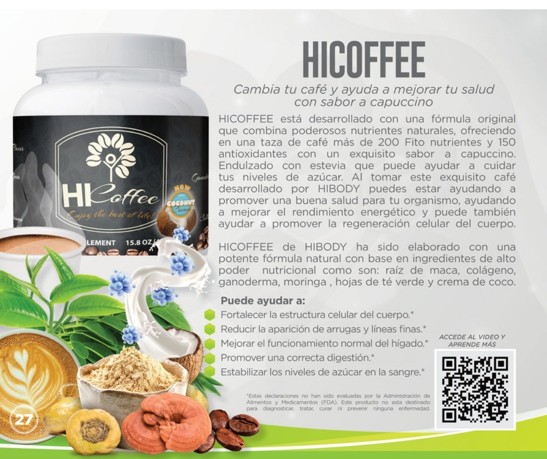 HiCoffee un Café con sabor a Capuccino