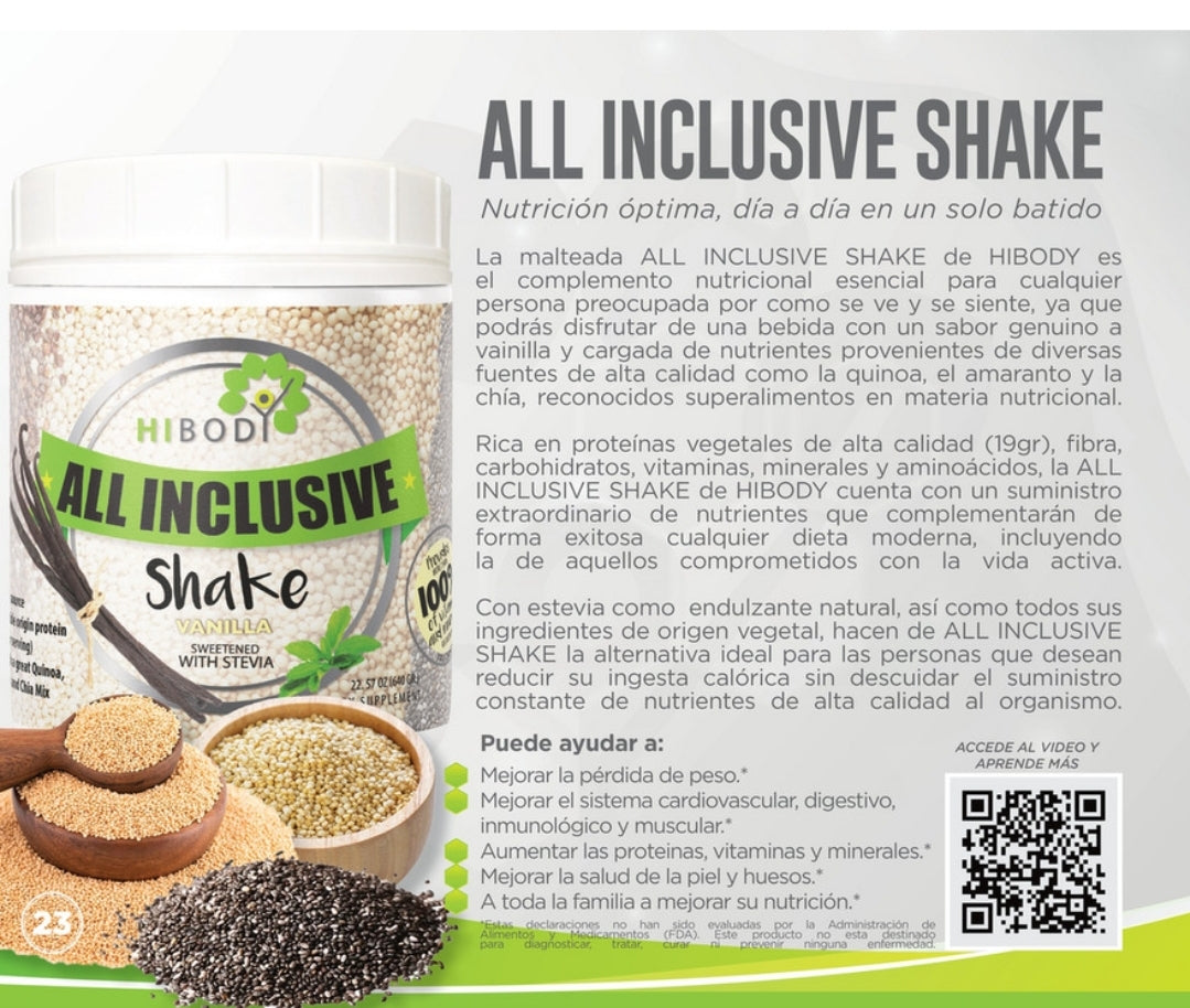 All Inclusive Shake- Batida