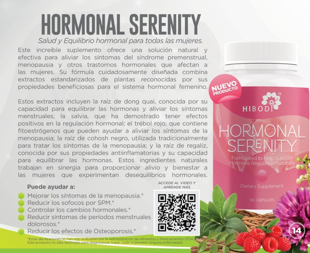 Hormonal Serenity Salud y Equilibrio Hormonal para Todas las Mujeres